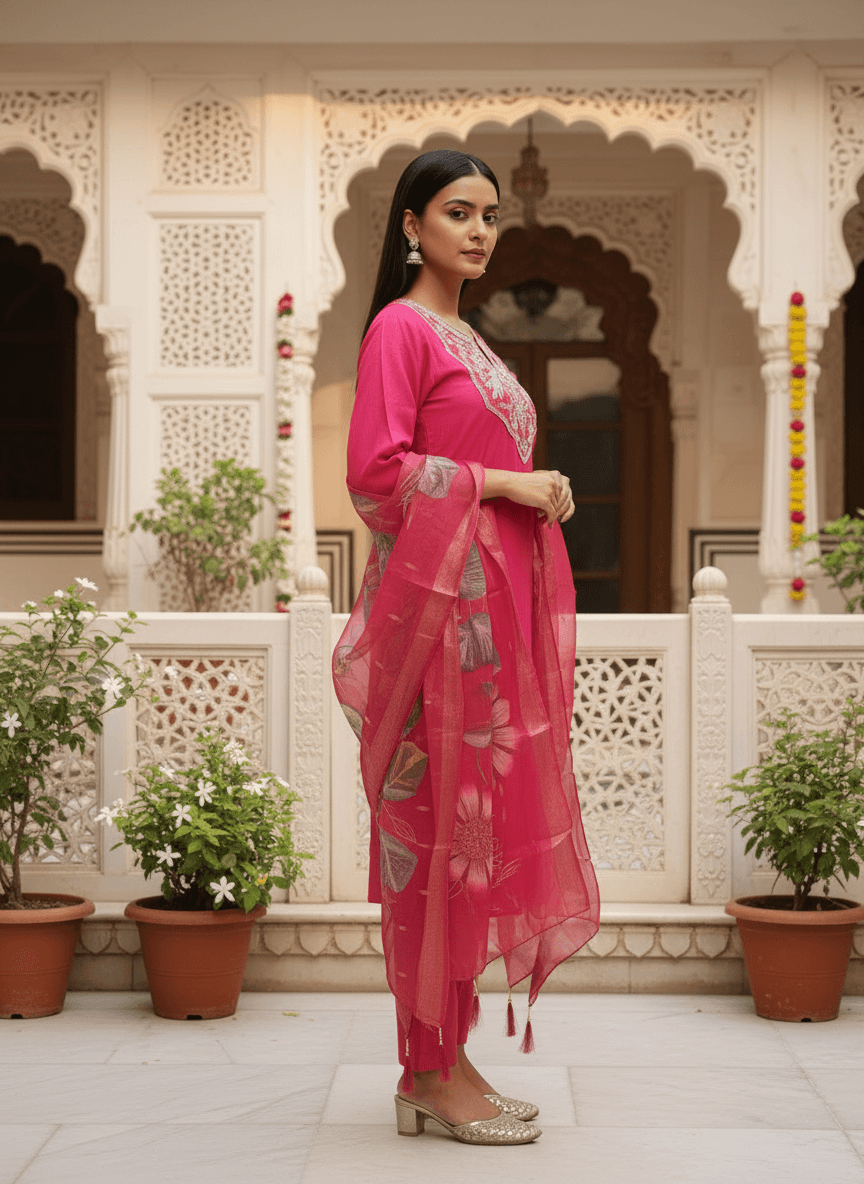 DR-501 Royal Roman Silk 3-Piece Suit Set view 2