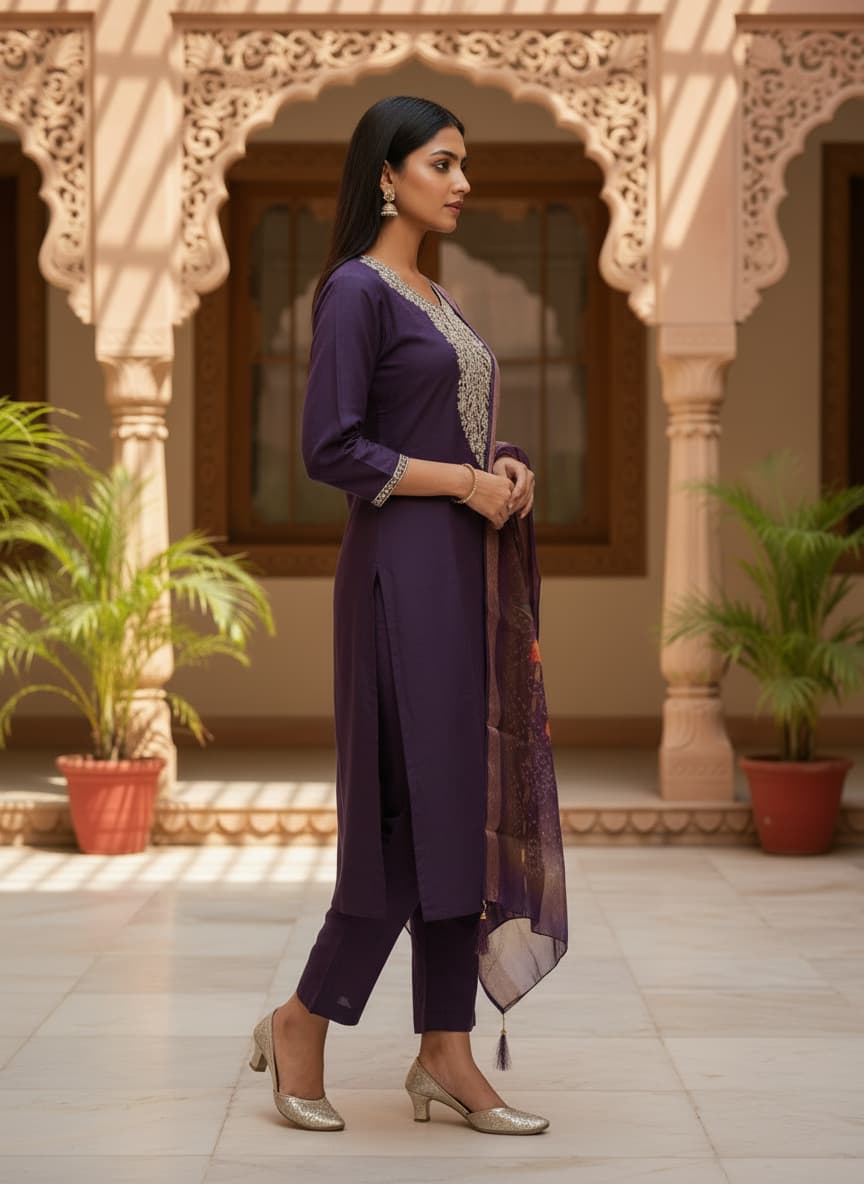 DR-505 Heritage Roman Silk 3-Piece Suit Set