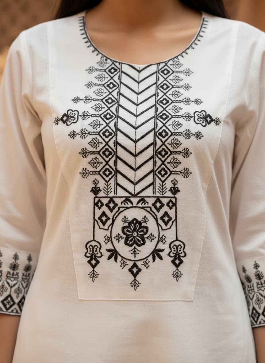 DC-106 Embroidered Set